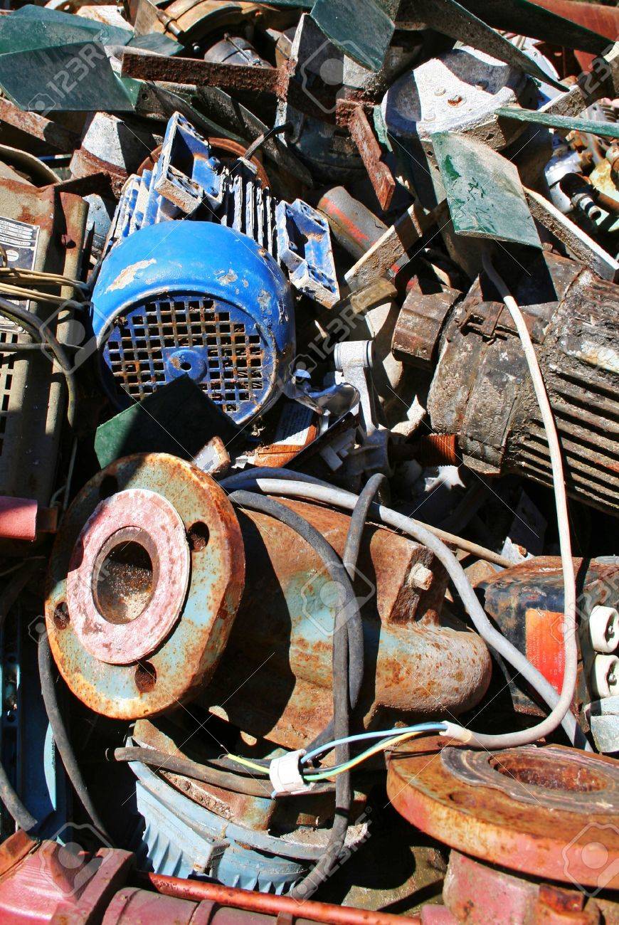 5795107 rubbish dump pollution with industry scrap polluting the environment
